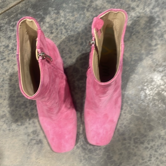 Sam Edelman- SZ 7 Pink Suede Codie Ankle Boots - Picture 4 of 11